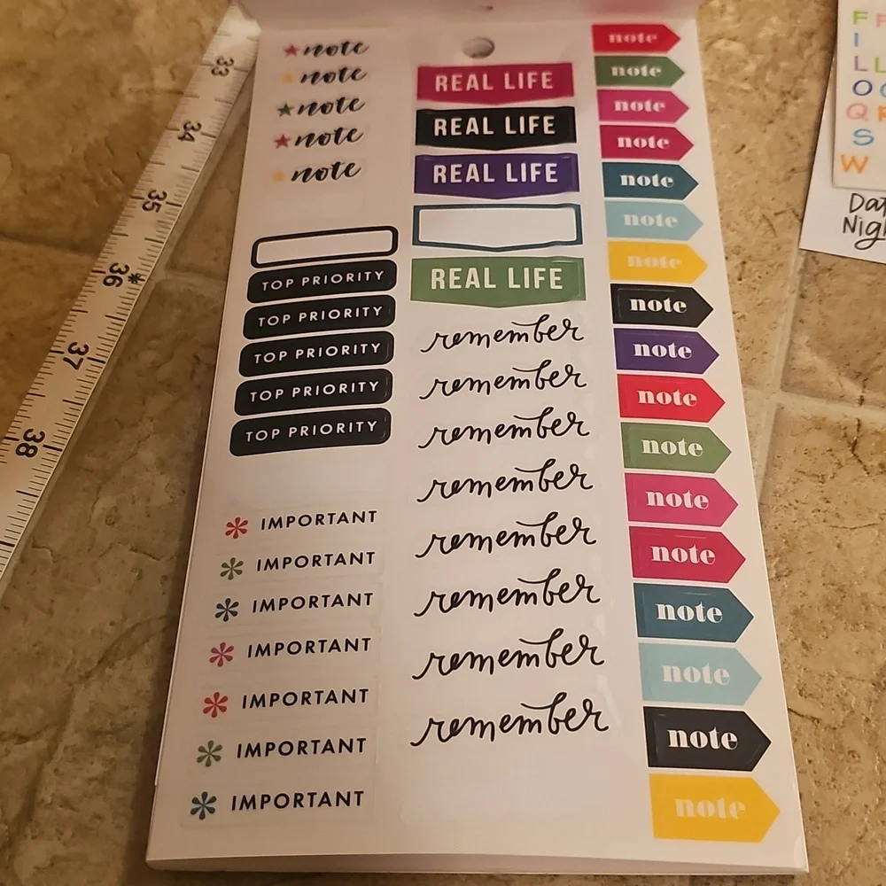 Colorful Planner Sticker Set - Bundle Of Mixed Matched Collections.